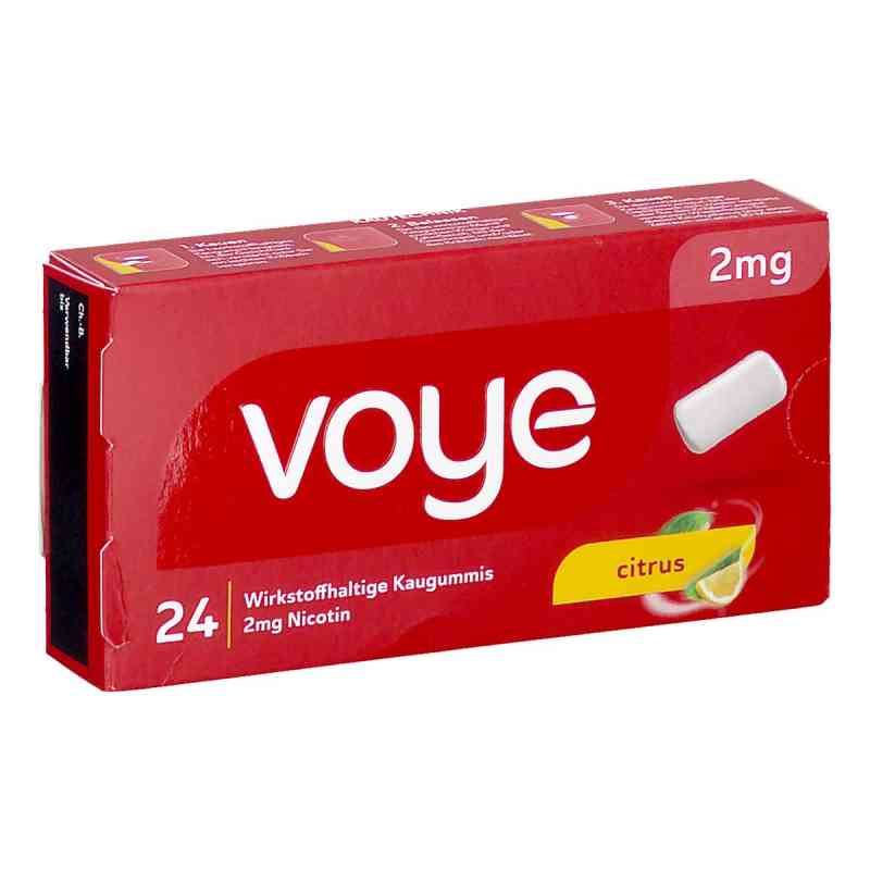 Voye Citrus 2 Mg Wirkstoffhalt.kaugummi M.nikotin 24 stk von Fertin Pharma A/S PZN 19114870