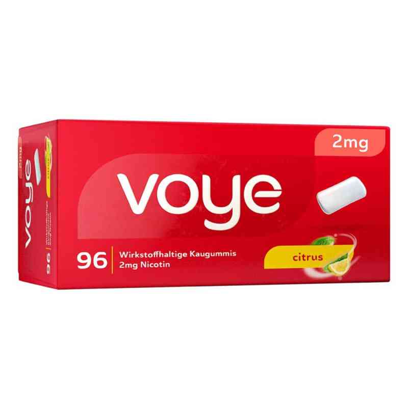 Voye Citrus 2 Mg Wirkstoffhalt.kaugummi M.nikotin 96 stk von Fertin Pharma A/S PZN 19114829