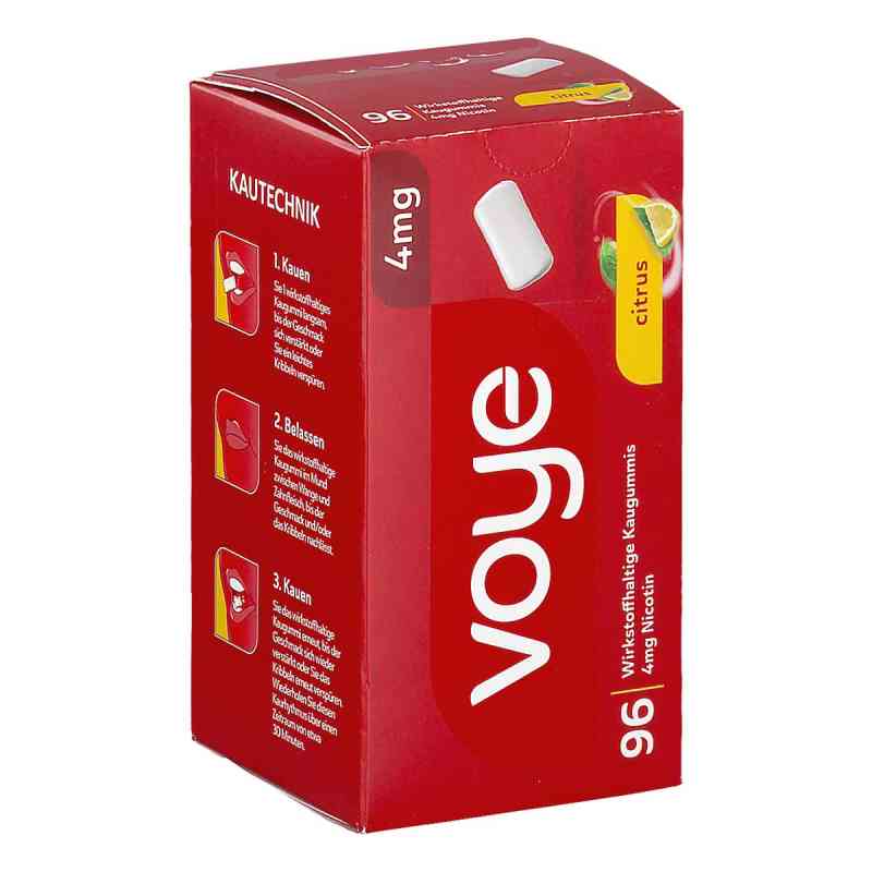 Voye Citrus 4 Mg Wirkstoffhalt.kaugummi M.nikotin 96 stk von Fertin Pharma A/S PZN 19114841