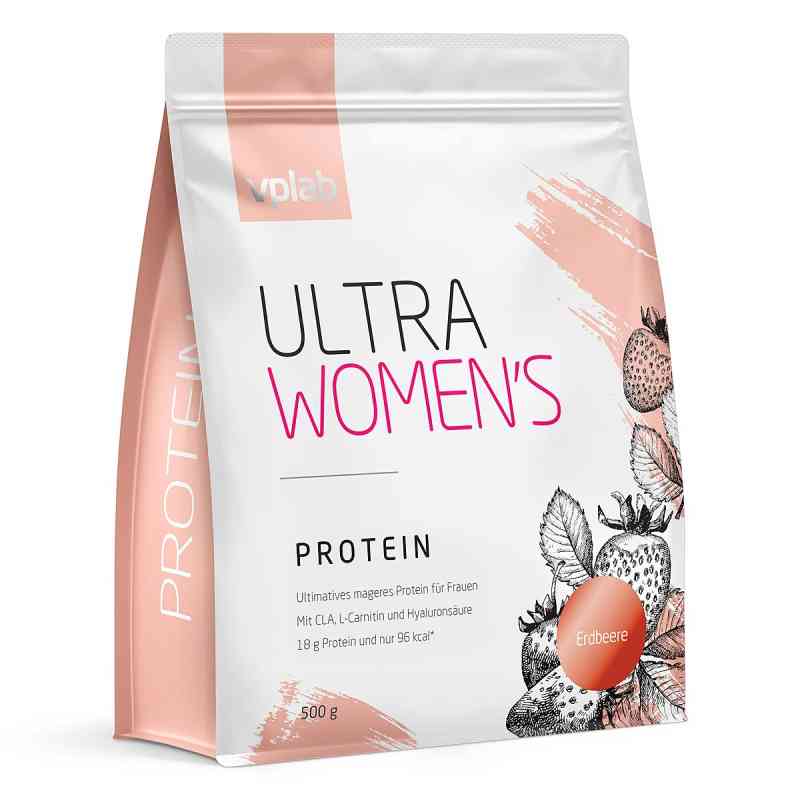 VPLAB Ultra Women's Protein Erdbeere 500 g von VPlab SIA PZN 08107549