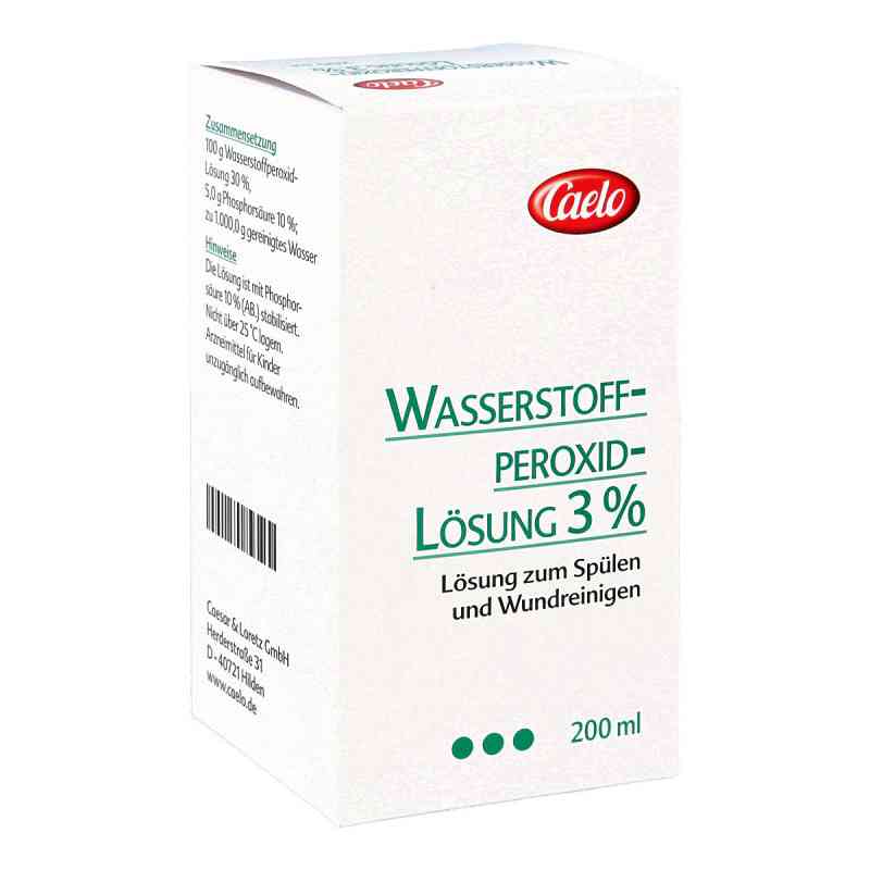 Wasserstoffperoxid 3% Caelo Lösung standard Zul. 200 ml von Caesar & Loretz GmbH PZN 15301782