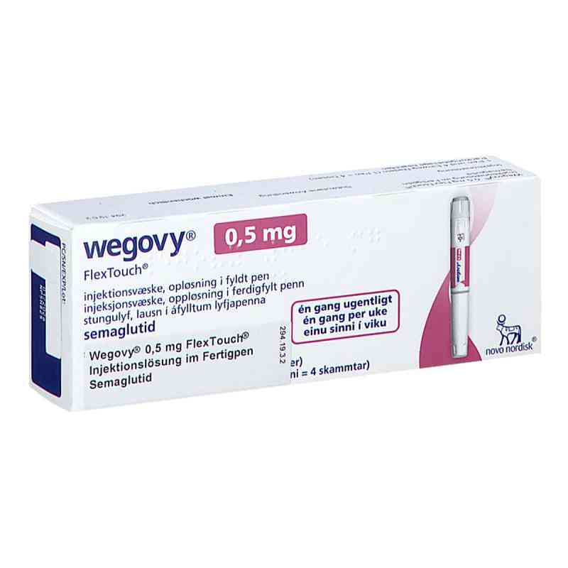 Wegovy 0,5 Mg Flextouch Injektionslösung fertigpen 1X1.5 ml von PB Pharma GmbH PZN 19095977