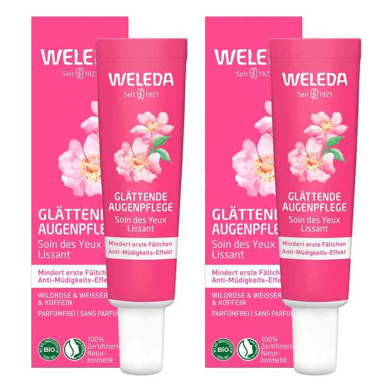 Weleda Glättende Augenpflege Wildrose & Weißer Tee 2x12 ml von WELEDA AG PZN 08104317