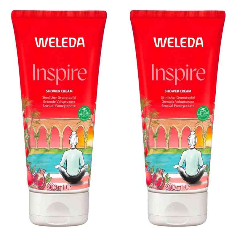 Weleda Inspire Shower Cream Granatapfel 2x200 ml von WELEDA AG PZN 08107010