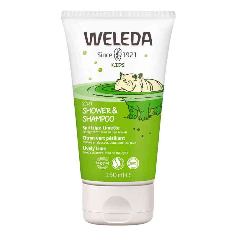 Weleda Kids 2in1 Shower & Shampoo Spritzige Limette 150 ml von WELEDA AG PZN 12387375