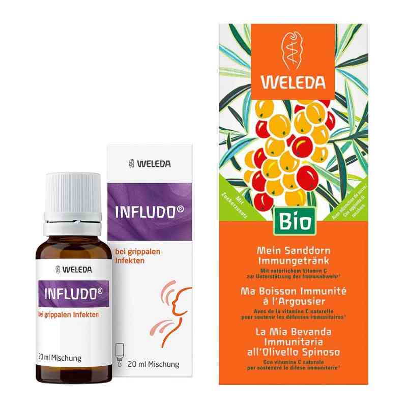 Weleda Mein Sanddorn Immungetränk & Infludo 1 stk von WELEDA AG PZN 08101298