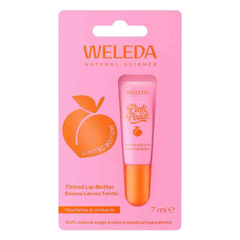 Weleda Pink Peach Tinded Lip Butter 7 ml von WELEDA AG PZN 20126654