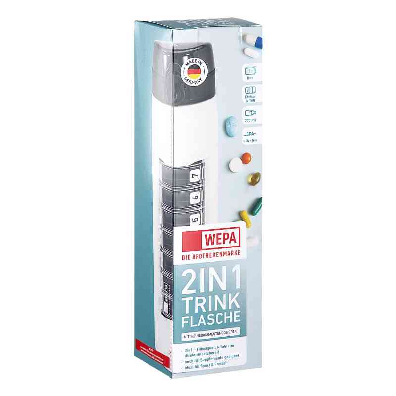 Wepa 2in1 Trinkflasche Mit 1x7 Dosierer Weiß 1 stk von WEPA Apothekenbedarf GmbH & Co KG PZN 19201540
