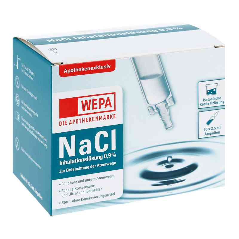 Wepa Inhalationslösung Nacl 0,9% 60X2.5 ml von WEPA Apothekenbedarf GmbH & Co K PZN 15572104