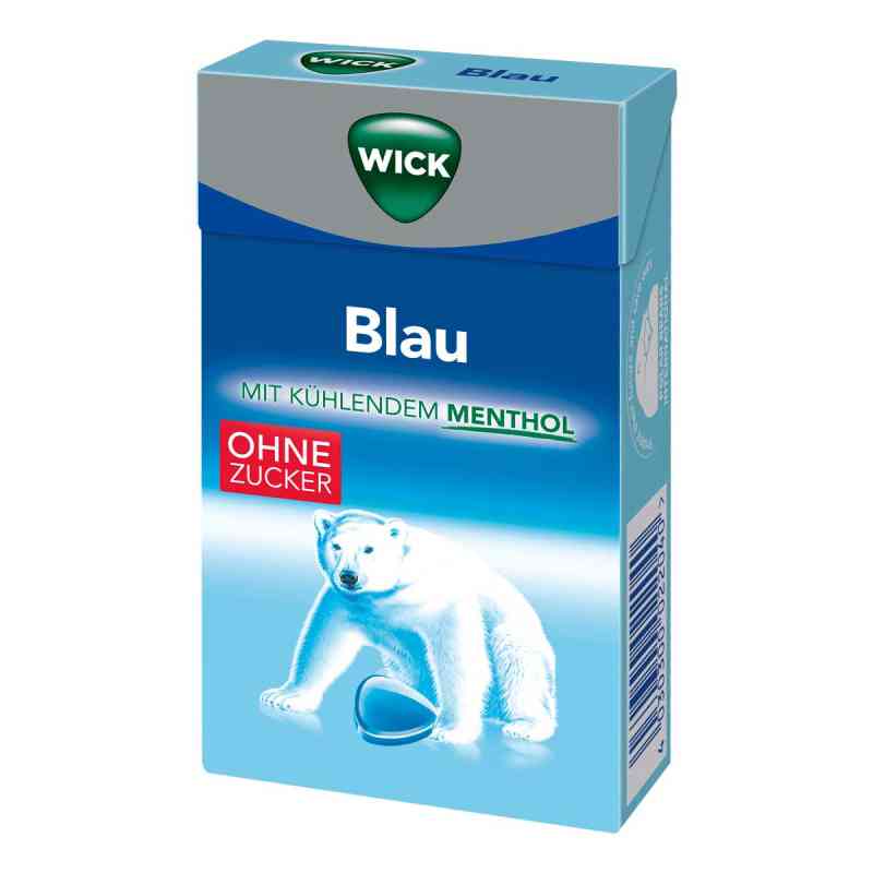 Wick Blau Menthol Bonbons ohne Zucker Clickbox 46 g von Dallmann's Pharma Candy GmbH PZN 12595346