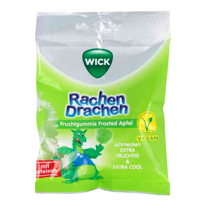 Wick Rachendrachen Halsgummis Apfel 75 g von Dallmann's Pharma Candy GmbH PZN 14306085