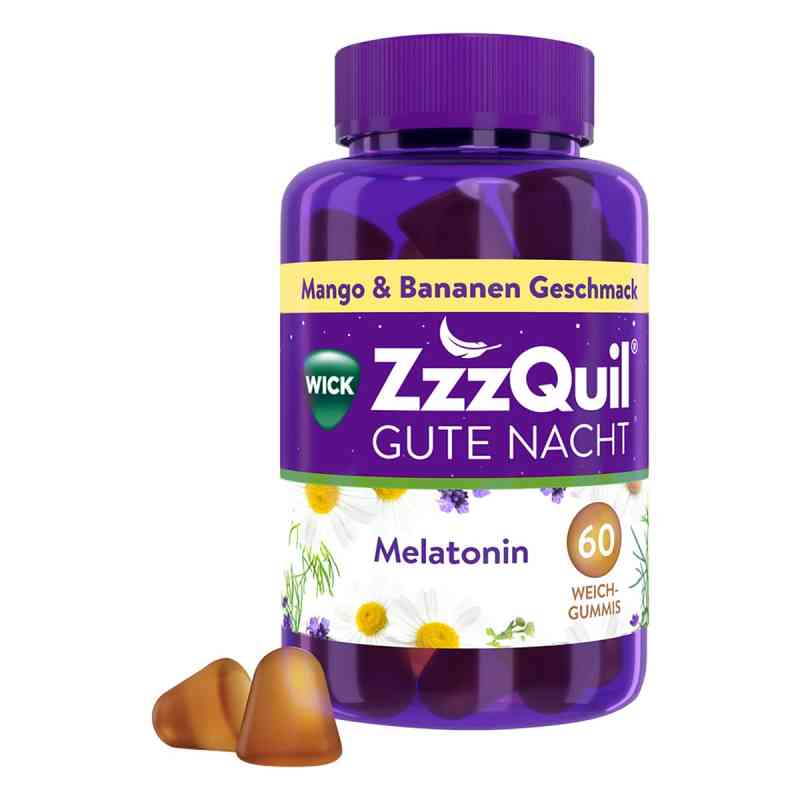 Wick Zzzquil Gute Nacht Mango & Banane Weichgummis 60 stk von WICK Pharma - Zweigniederlassung der Procter & Gam PZN 18137478