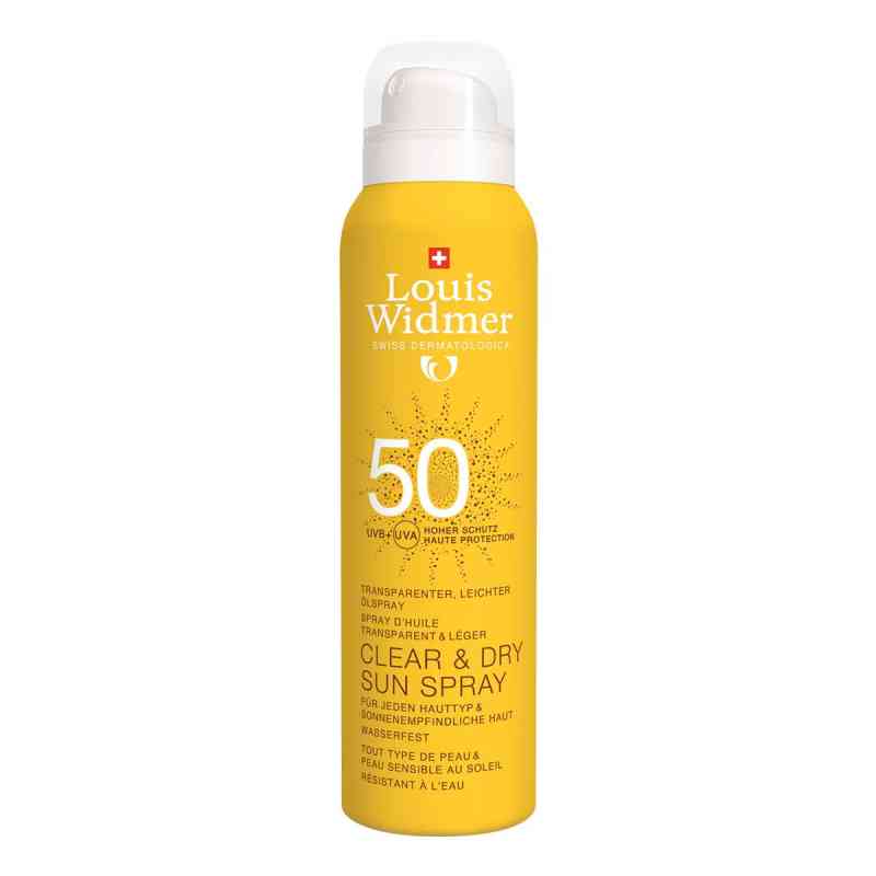 Widmer Clear & Dry Sun Spray Uv 50 Parfümiert 200 ml von LOUIS WIDMER GmbH PZN 18442000