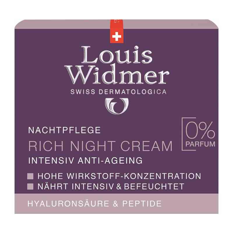 Widmer Rich Night Cream unparfümiert 50 ml von LOUIS WIDMER GmbH PZN 14180052