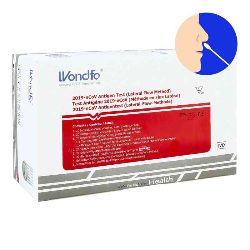 Wondfo 2019-ncov Antigen Test 20 stk von HAEMATO PHARM GmbH PZN 16945889