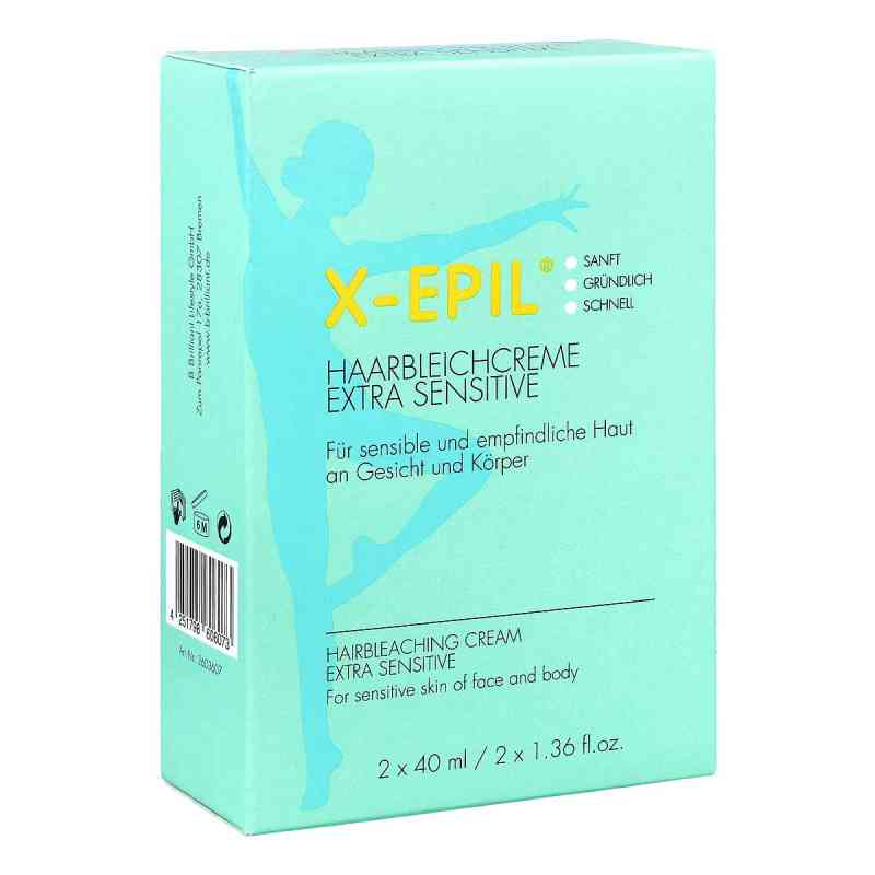 X-epil Haarbleichcreme 2X40 ml von B Brilliant Lifestyle GmbH PZN 01528507