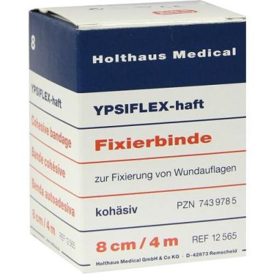 Ypsiflex Haft Fixierbinde 8 cmx4 m 1 stk von Holthaus Medical GmbH & Co. KG PZN 07439785