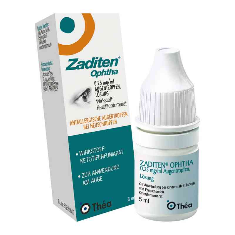 ZADITEN ophtha 0,25mg/ml 1X5 ml von Thea Pharma GmbH PZN 01478258
