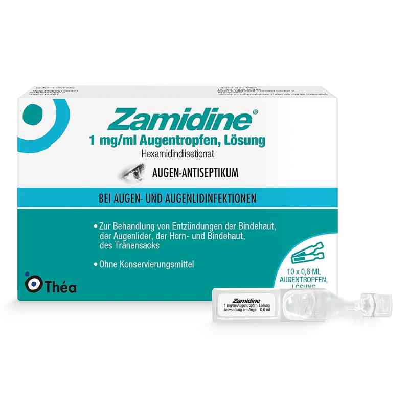 Zamidine 1 Mg/ml Augentropfen Mehrdosenbehältnisse 10X0.6 ml von Thea Pharma GmbH PZN 18381132