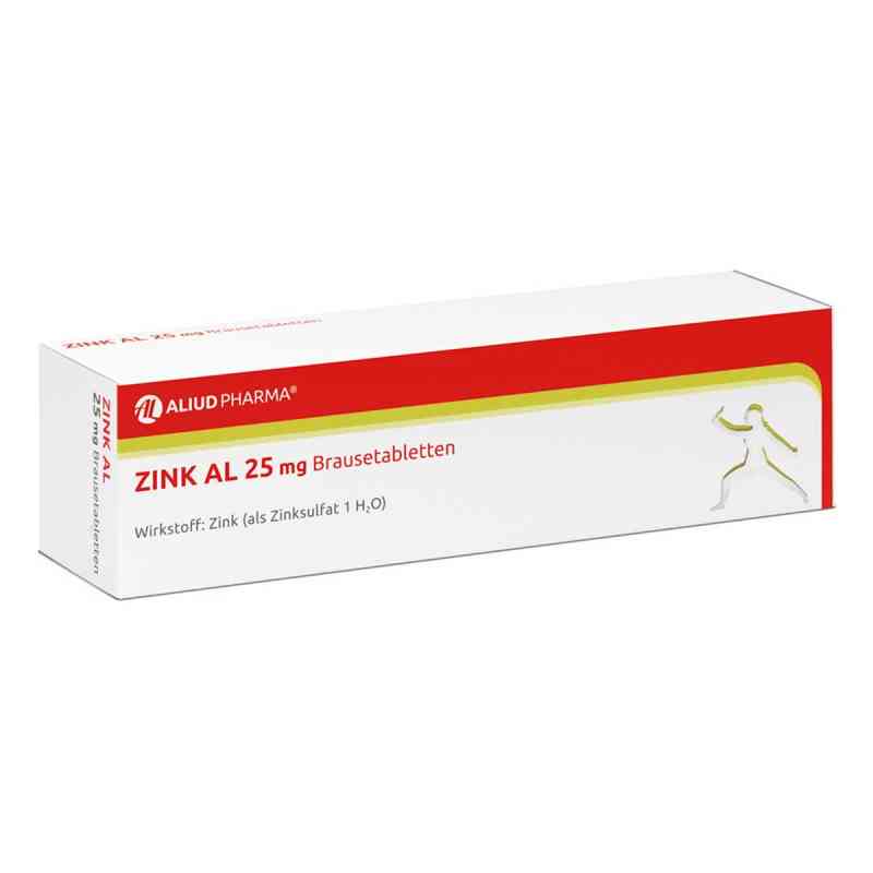 Zink AL 25 mg Brausetabletten bei Zinkmangelzuständen 40 stk von ALIUD Pharma GmbH PZN 01489003