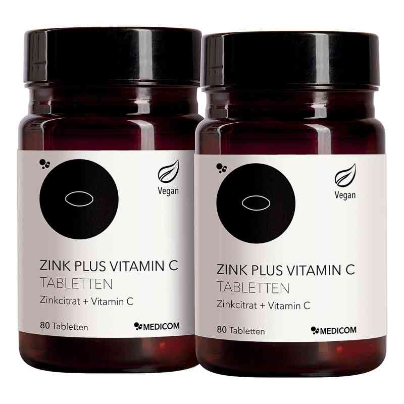 Zink Plus Vitamin C Tabletten 2X80 stk von MEDICOM Pharma GmbH PZN 20627066