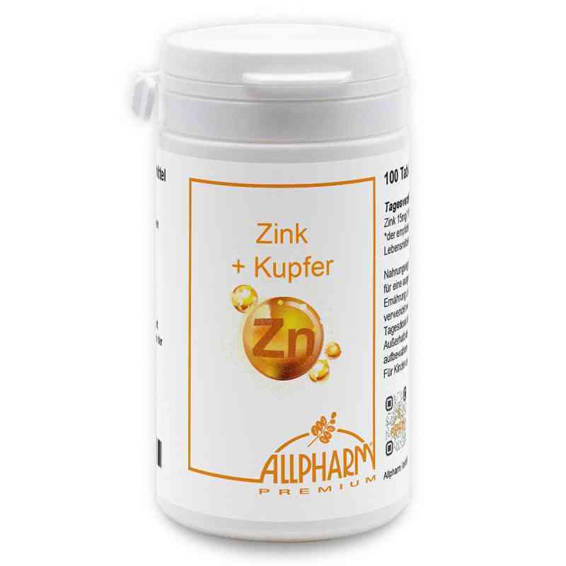 Zink Tabletten 100 stk von ALLPHARM Vertriebs GmbH PZN 00328485