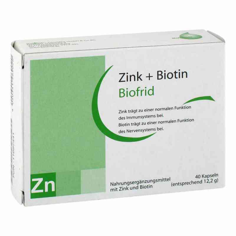 Zink+biotin Kapseln 40 stk von Biofrid GmbH & Co. KG PZN 11697441