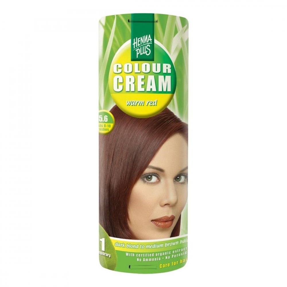 Hennaplus Colour Cream Warm Red 5, 6