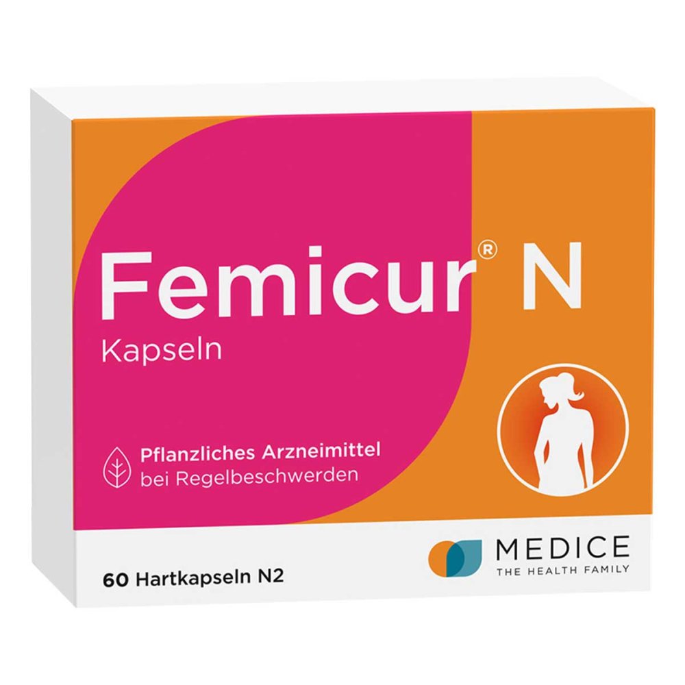 Femicur N Kapseln bei Regelbeschwerden 60 stk