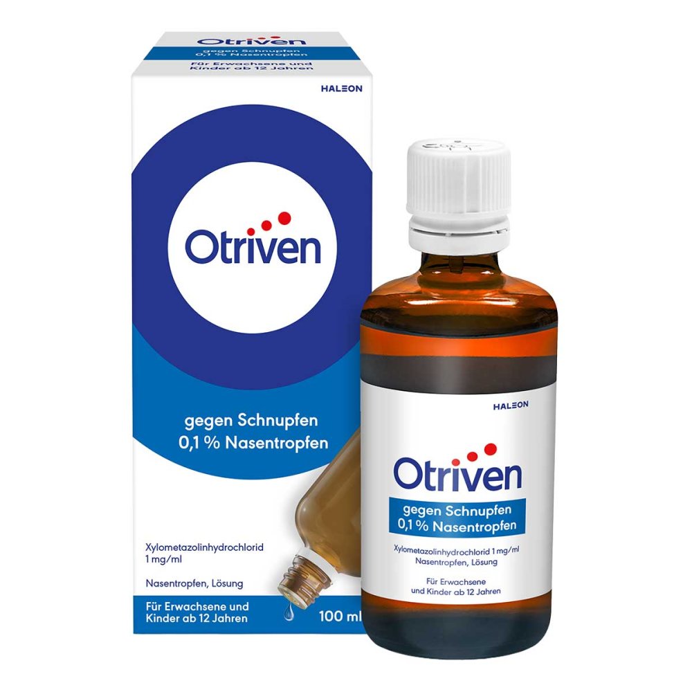 Otriven gegen Schnupfen 0,1 % Nasentropfen Nachfüllflasche 100 ml
