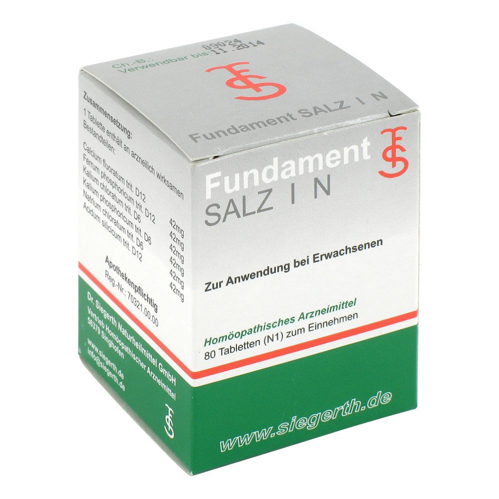 Fundament Salz I N Tabletten 80 stk