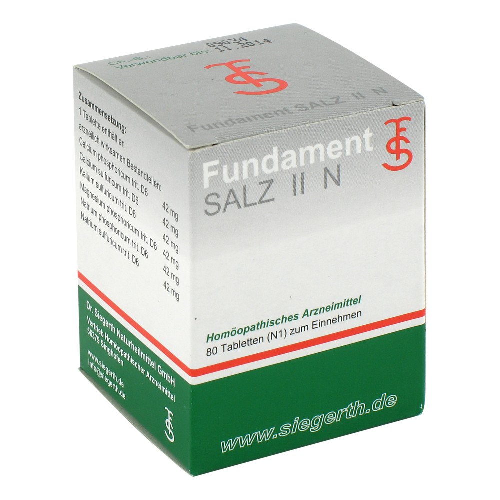Fundament-salz Ii N Tabletten 80 stk
