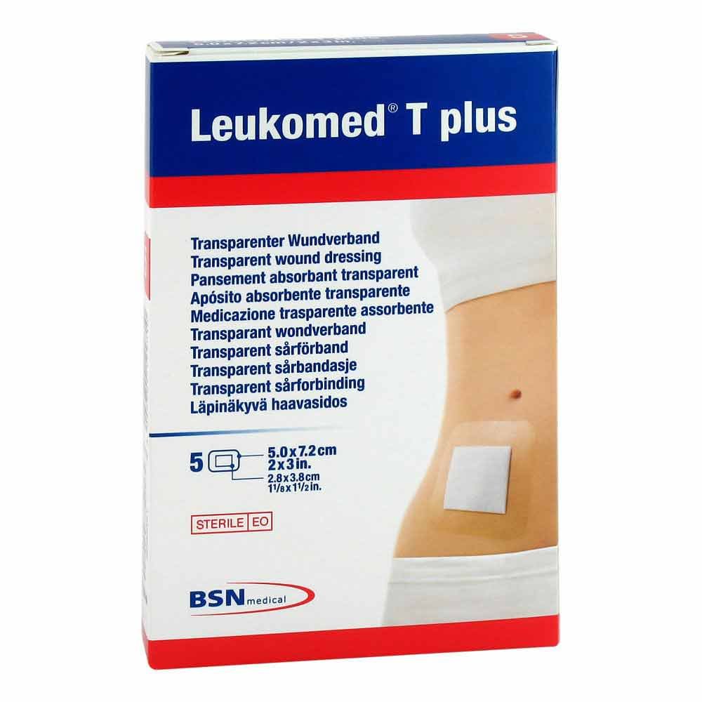 Leukomed Transparent Plus Sterile Pflaster7, 2x5 Cm