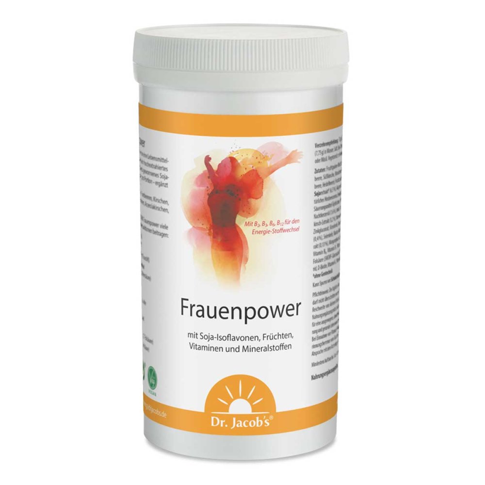 Dr. Jacob's Frauenpower Frucht-Getränkepulver Phytoöstrogene 333 g