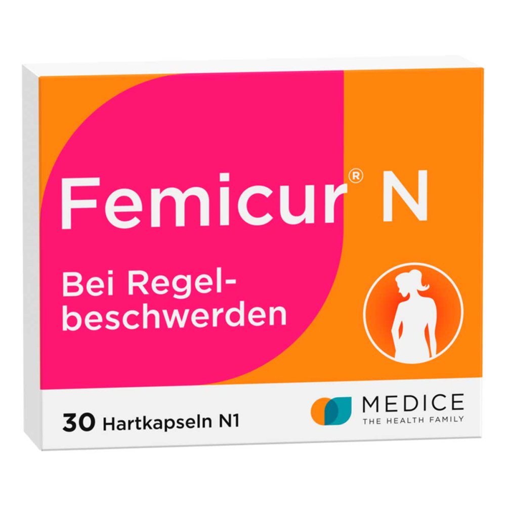 Femicur N Kapseln bei Regelbeschwerden 30 stk