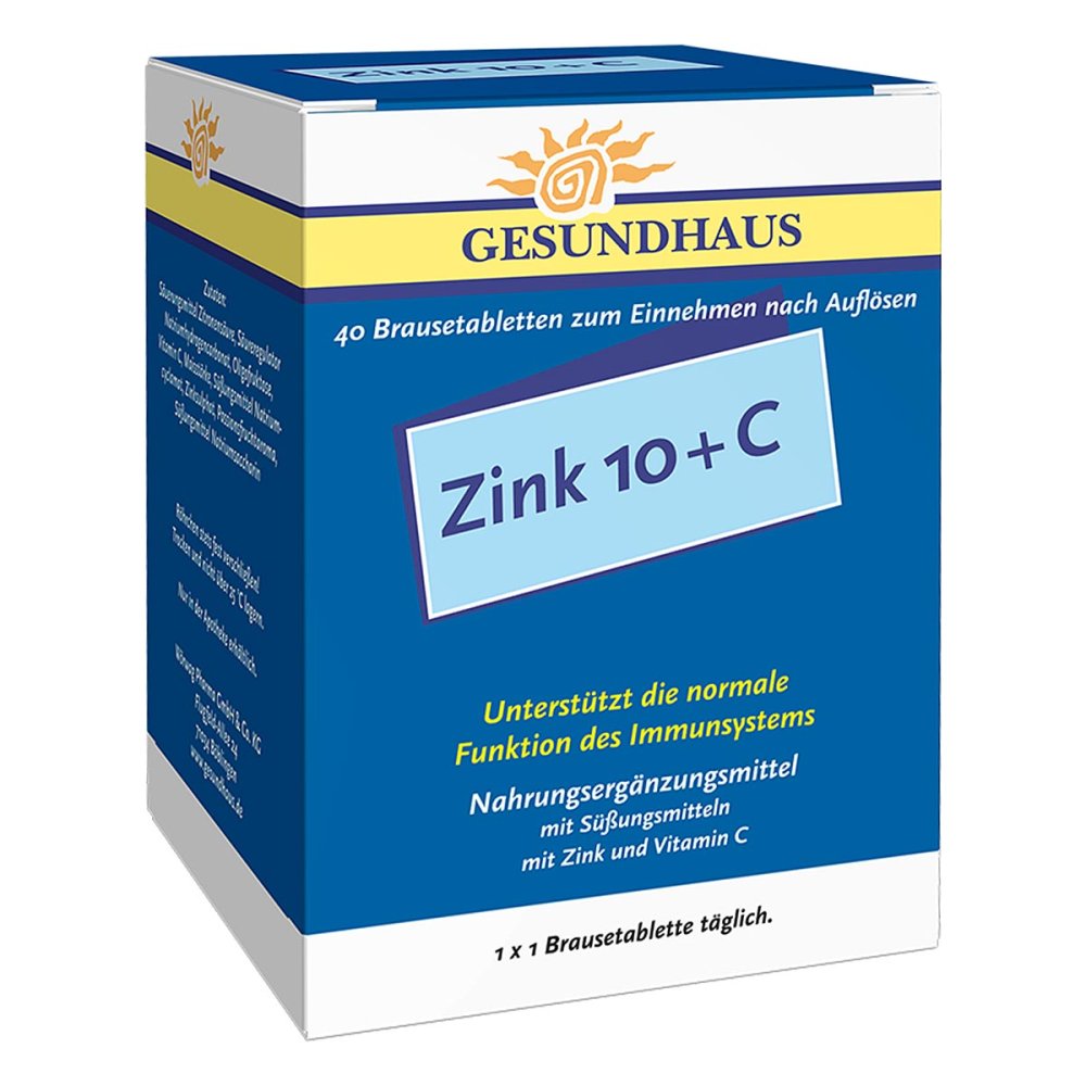 Zink 10+c Brausetabletten 40 stk Image