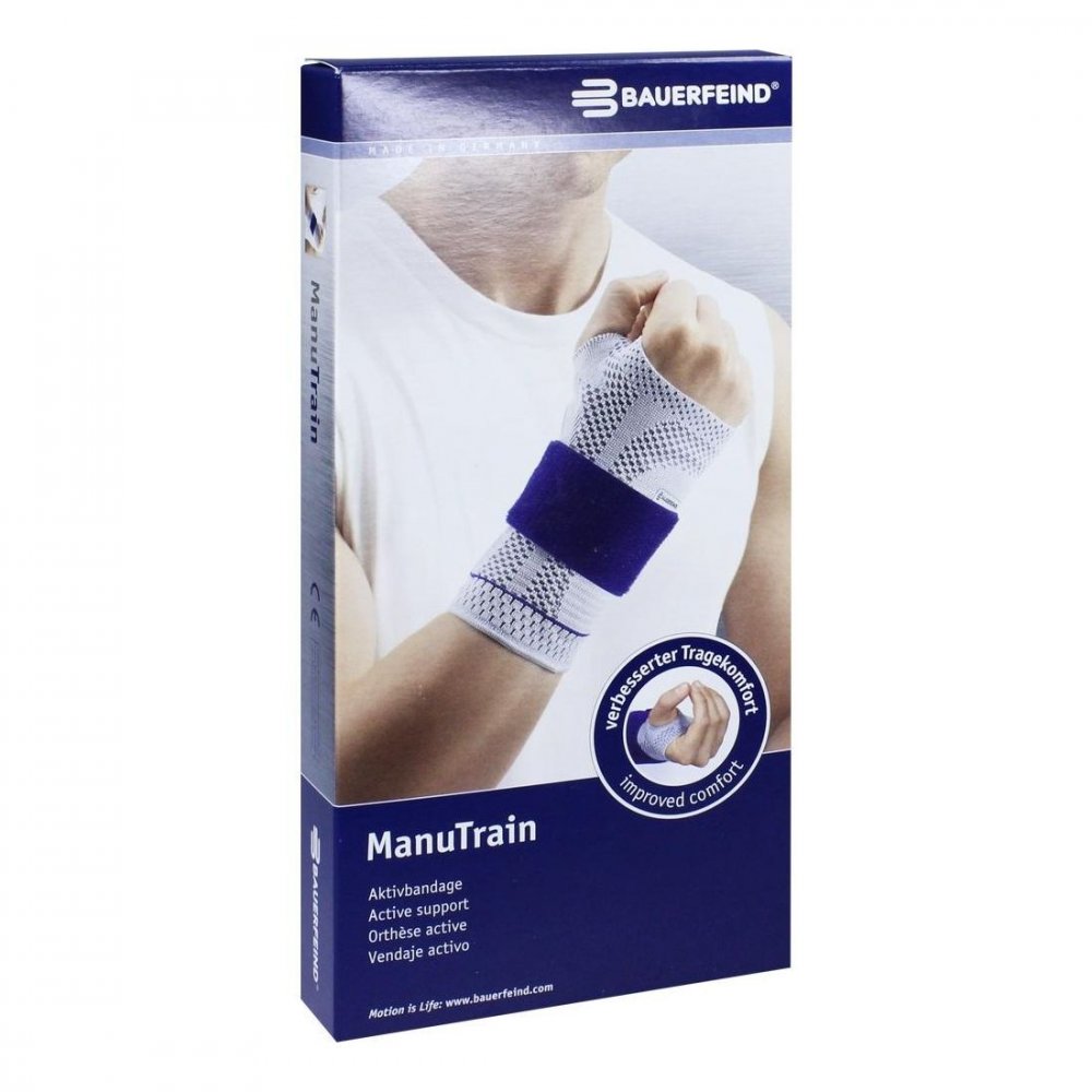 Manutrain Handgelenkbandage Größe 4 Links Titan