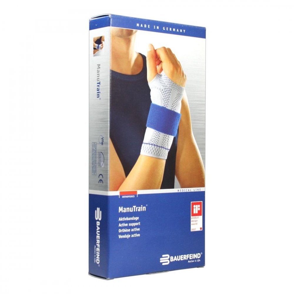 Manutrain Handgelenkbandage Größe 5 Links Titan