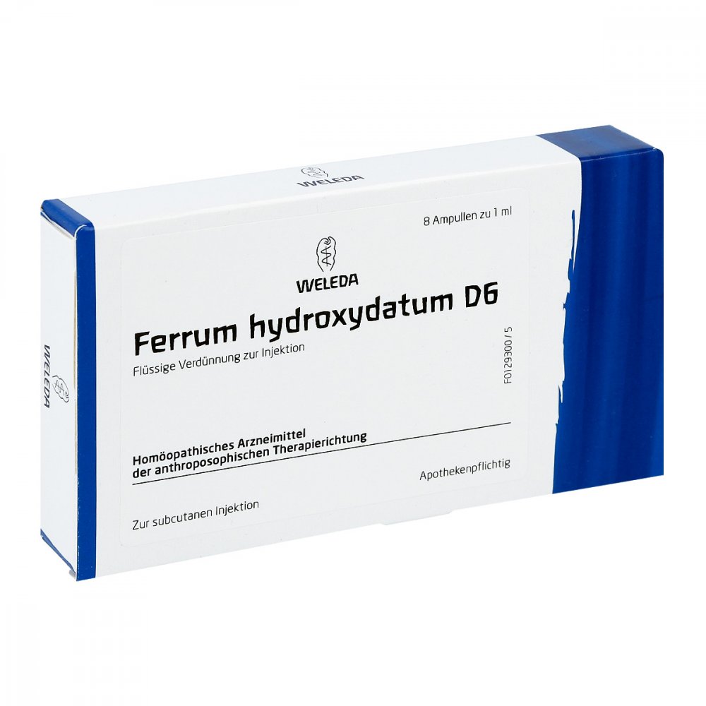 Ferrum Hydroxydatum D6 Ampullen 8X1 ml