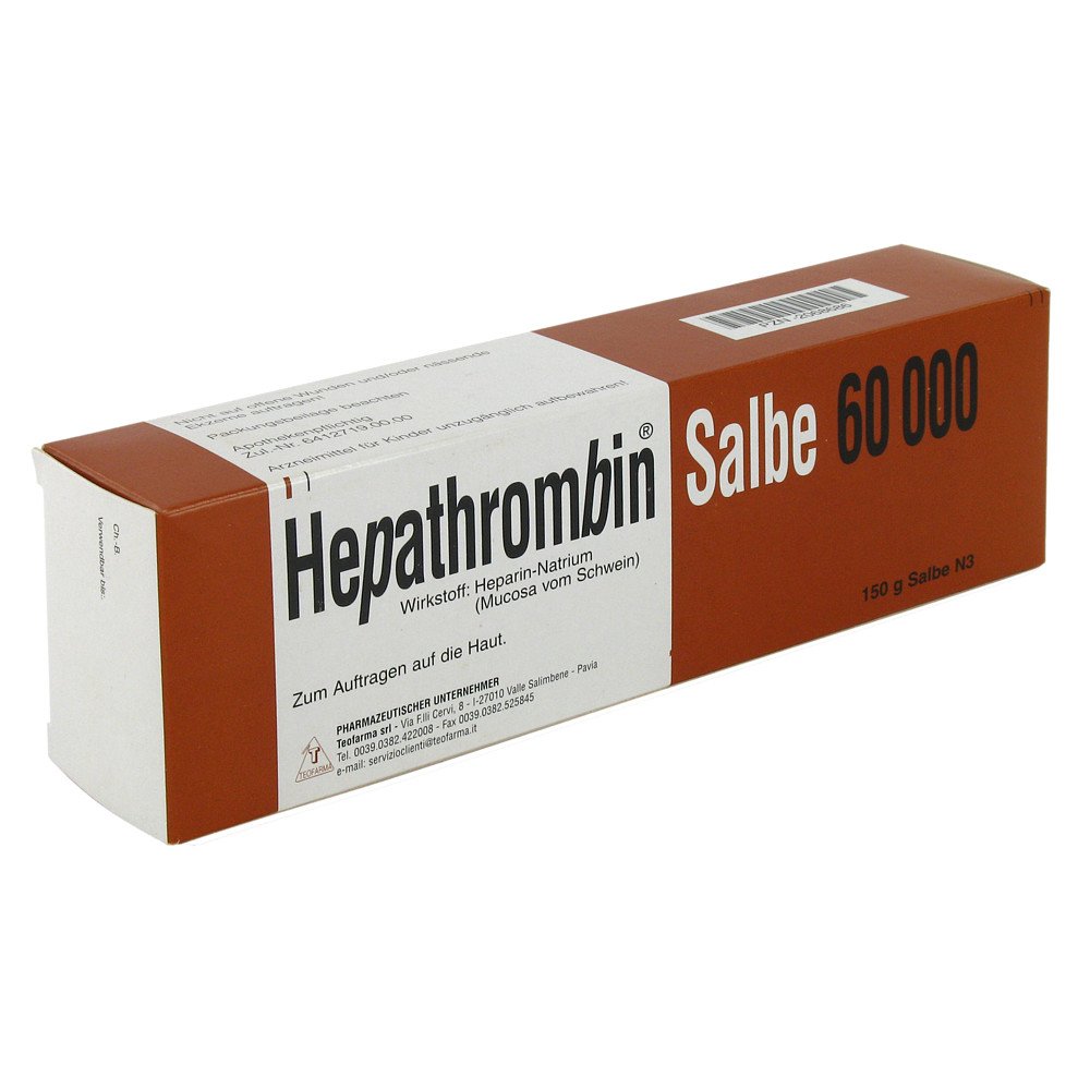 Hepathrombin Salbe 60000 150 g