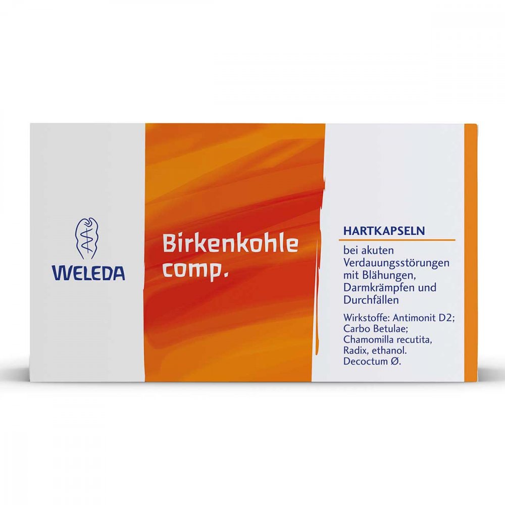 Birkenkohle compositus Hartkapseln 50 stk Image