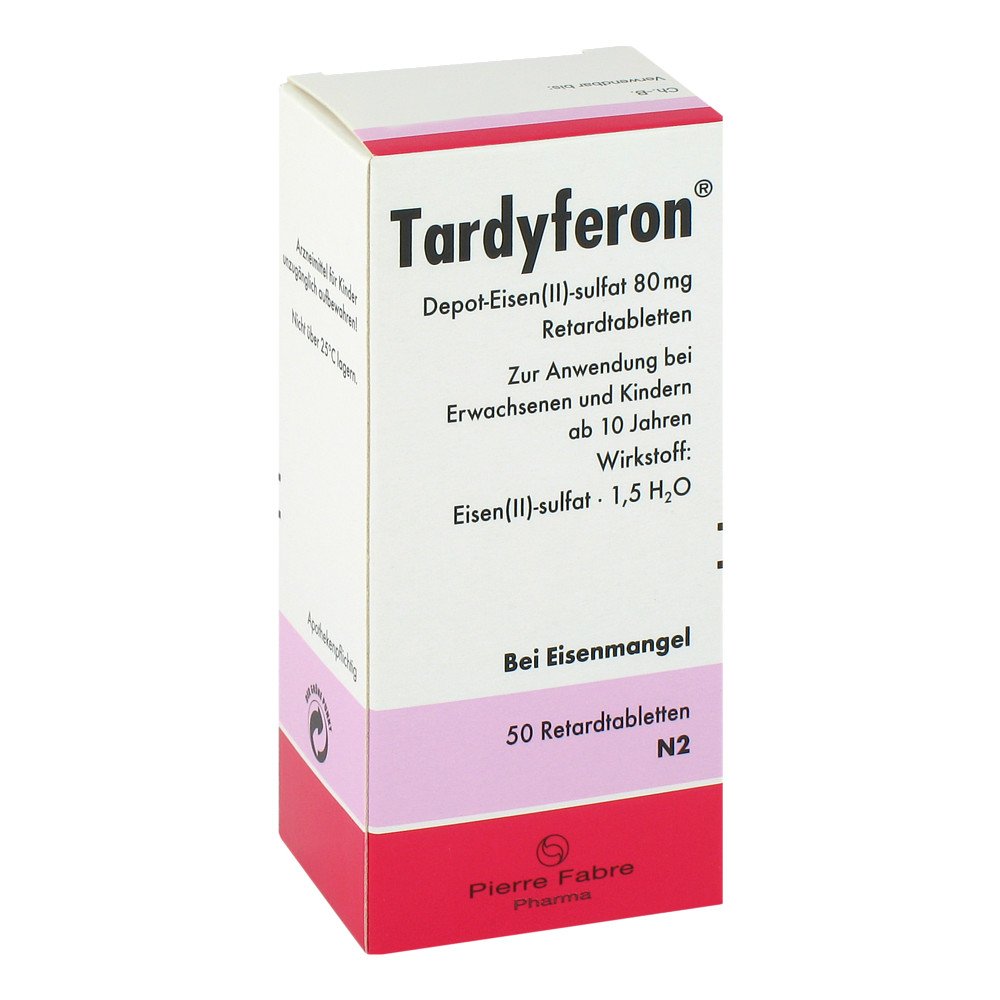 Tardyferon Depot-Eisen(II)-sulfat 80mg 50 stk Image