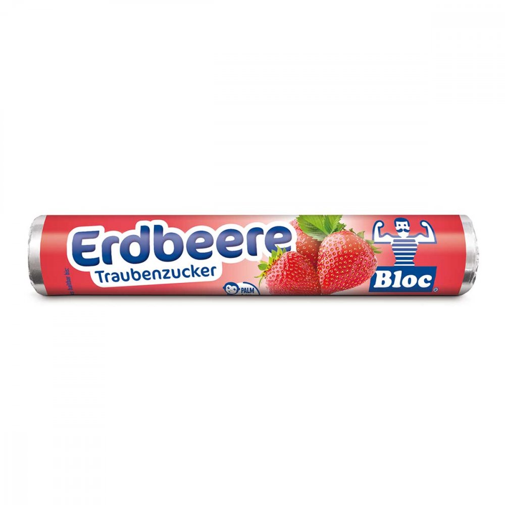 Bloc Traubenzucker Erdbeer 1 stk Image