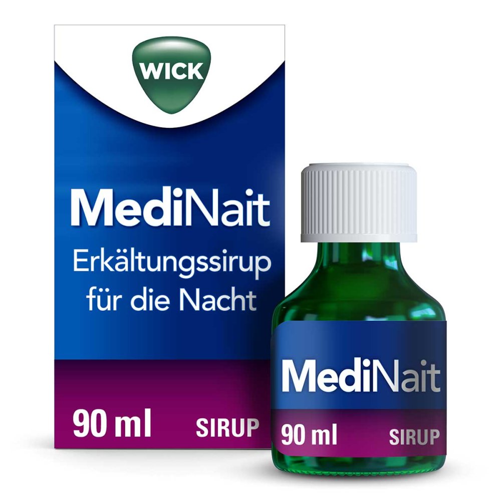 Wick Medinait Erkaltungssirup Fur Die Nacht 90 Ml