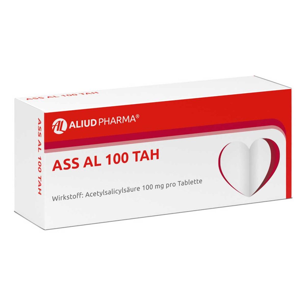 ASS AL 100 TAH bei erhöhtem Herzinfarkt- und Schlaganfallrisiko 100 stk