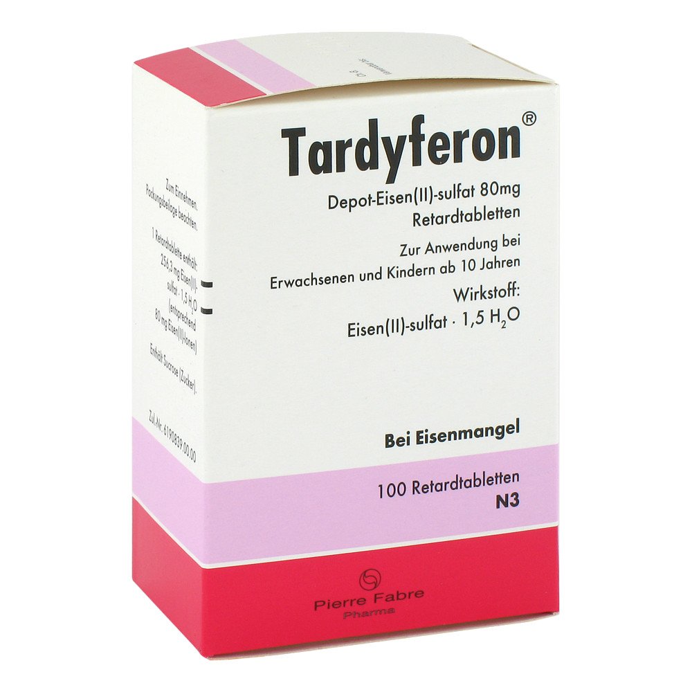 Tardyferon Depot-Eisen(II)-sulfat 80mg 100 stk Image