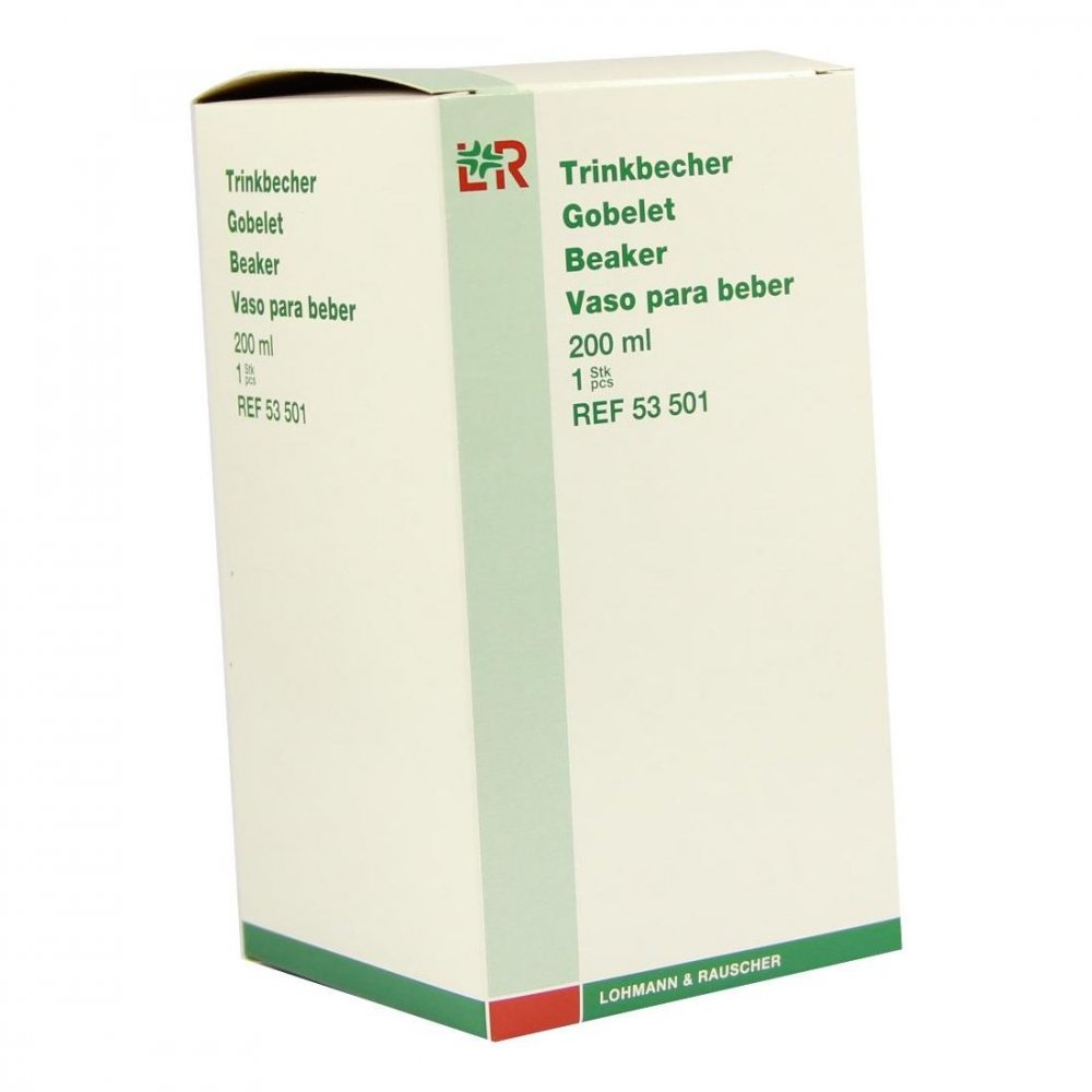Trinkbecher mit 2 Deckeln 1 stk