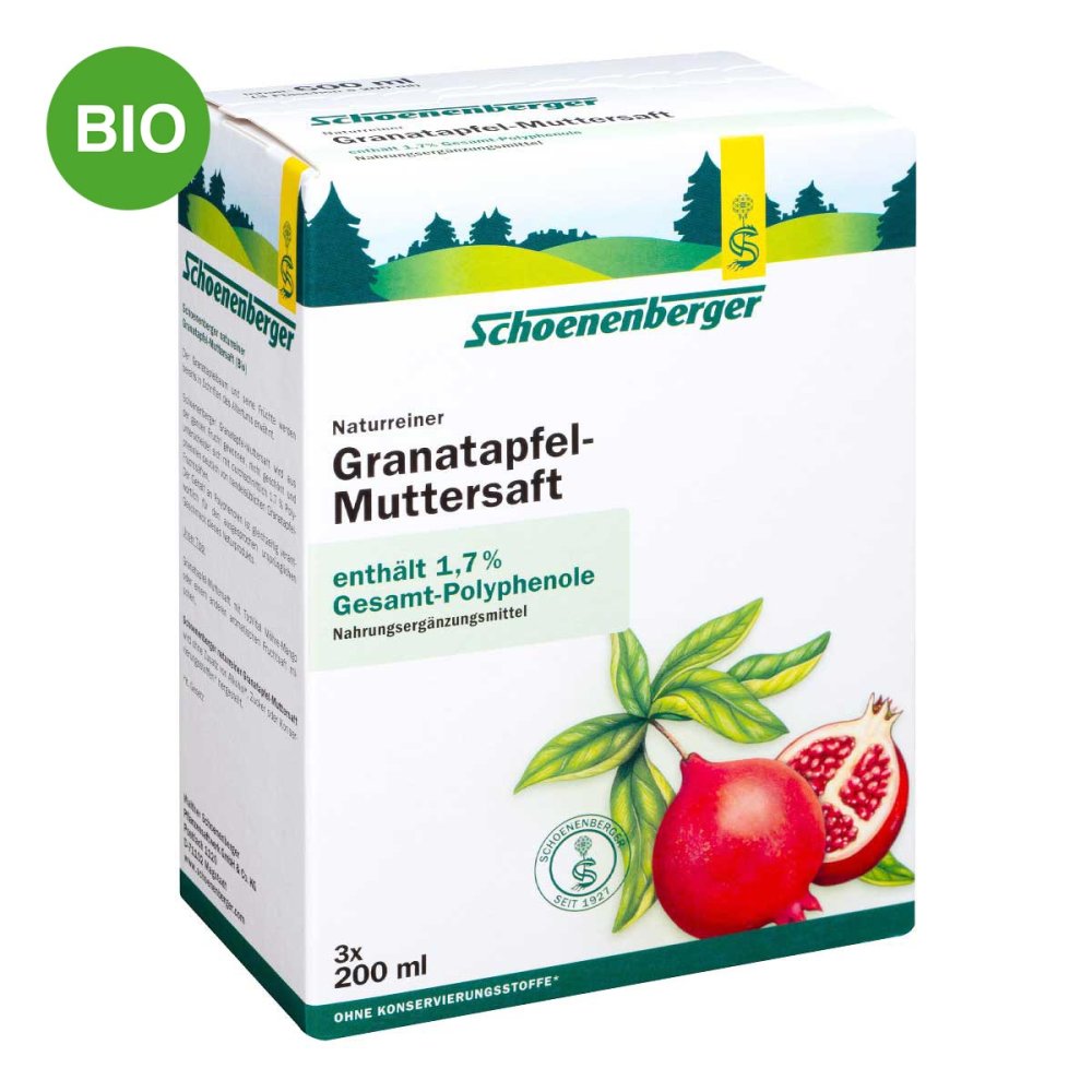 Schoenenberger Naturreiner Granatapfel-Muttersaft 3X200 ml Image