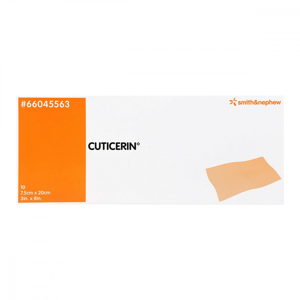 Cuticerin 7,5x20 cm Gaze mit Salbenbeschichtung 10 stk