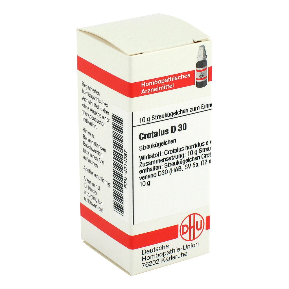 Crotalus D30 Globuli 10 g